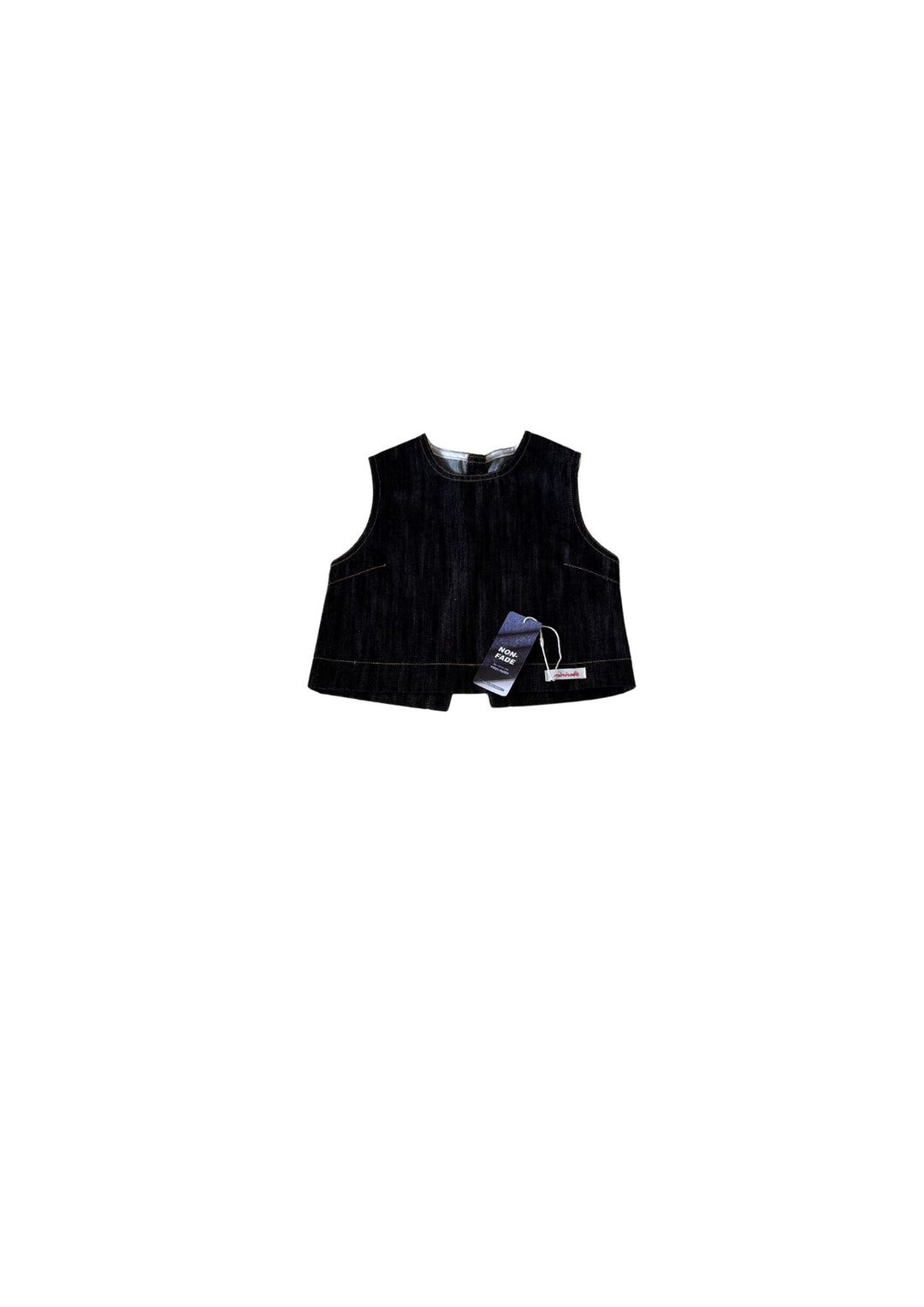 The Zayna top - black denim (set)