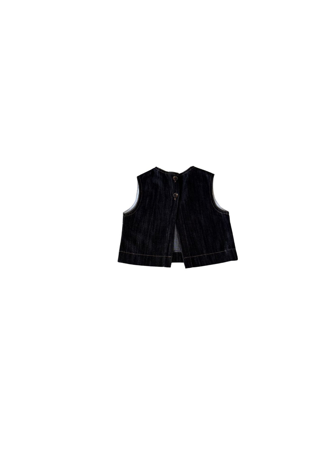 The Zayna top - black denim (set)